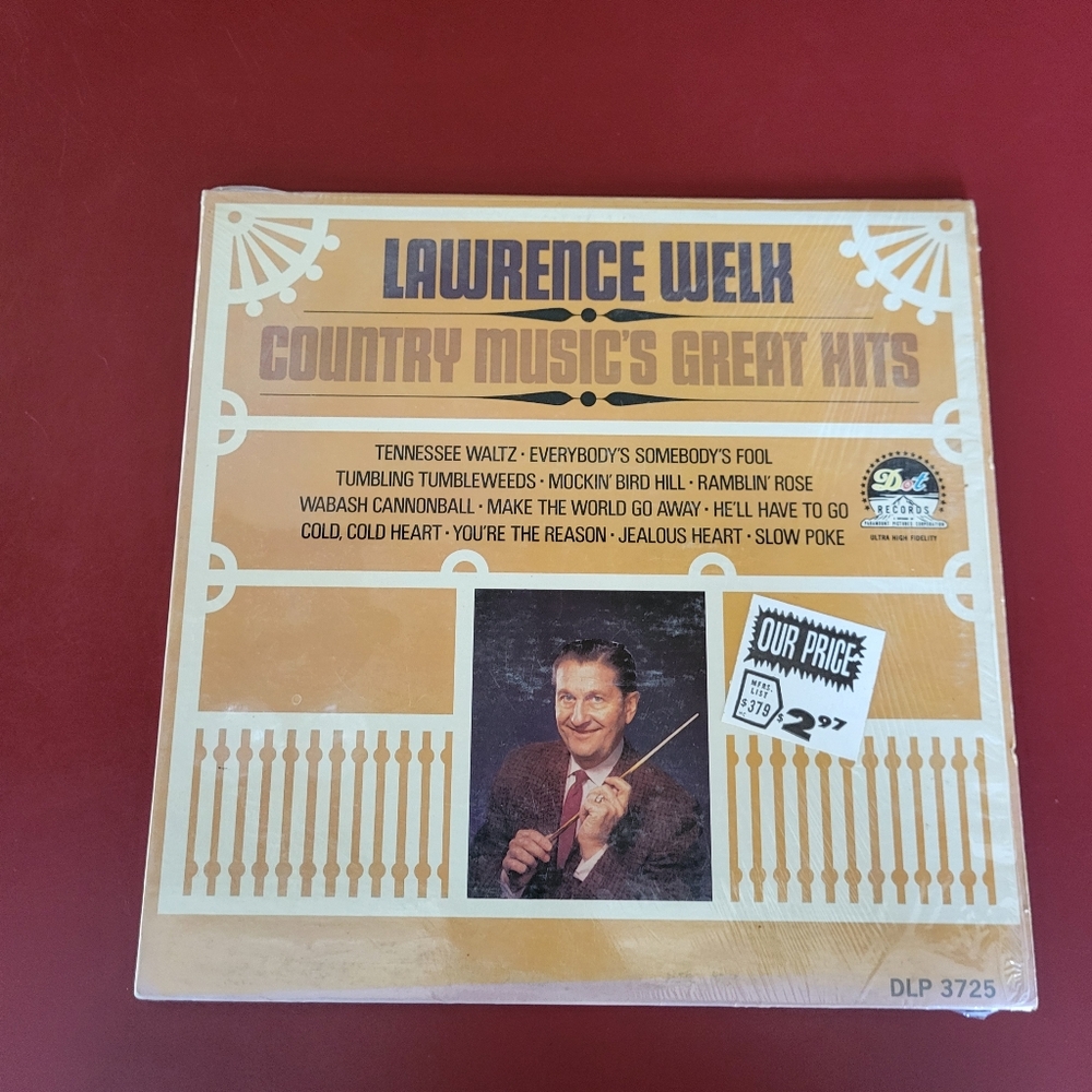 Country Music's Greatest Hits - Lawrence Welk 1966 Vinyl LP Record